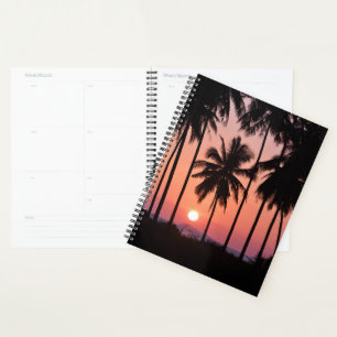 Agenda Paisagem de Árvore do Coconut