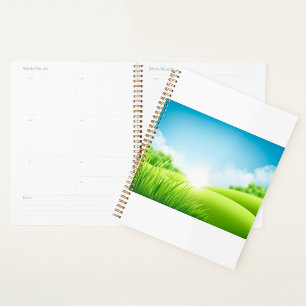 Agenda Paisagem de Campo Verde Ensolarado