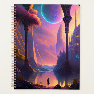 Agenda Paisagem de ficção científica fantasma