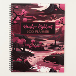 Agenda Paisagem de framboesa