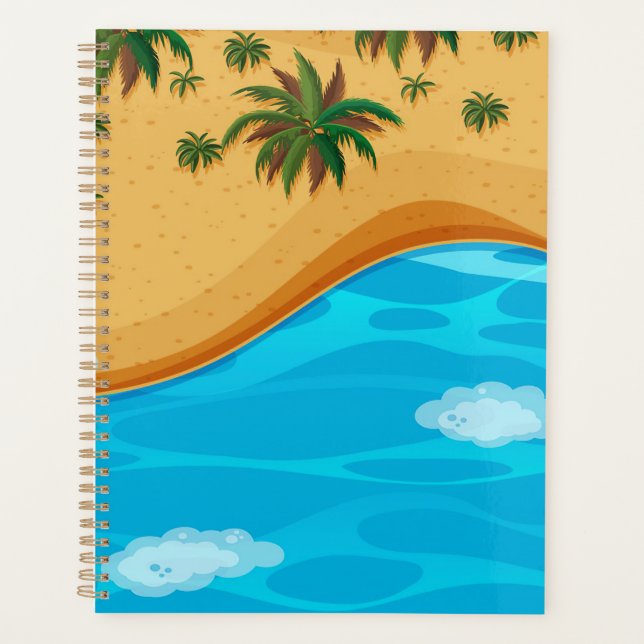 Agenda Paisagem de praia (Frente)