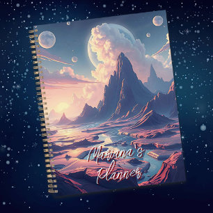 Agenda Paisagem Surreal de Outro Mundo Personalizada