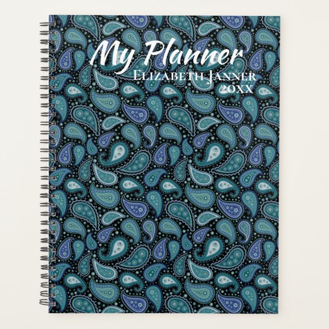 Agenda Paisley Impressão (Frente)