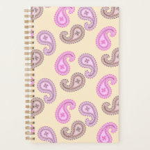 Paisley Pattern Boho Small Size Planner