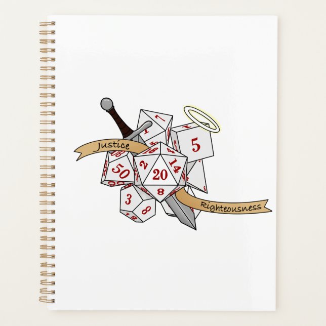 Agenda Paladin Dice Design (Frente)