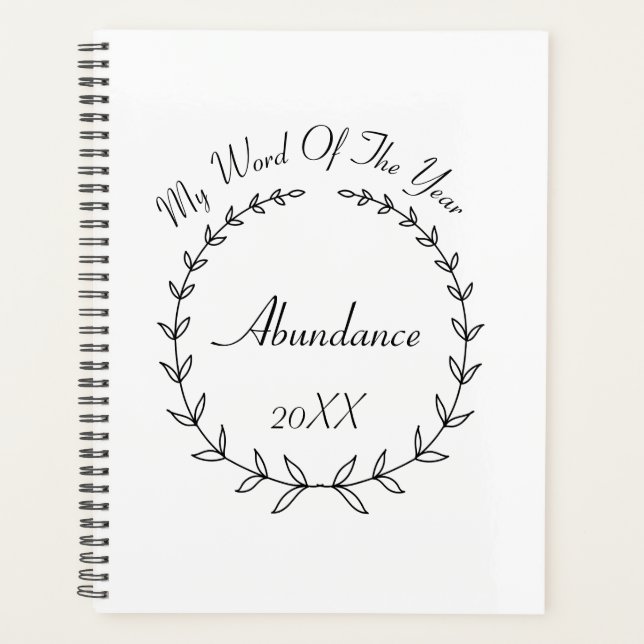 Agenda Palavra do Ano (Frente)