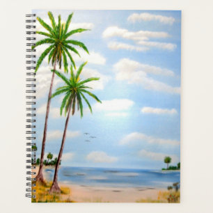 Agenda Palmas do céu azul