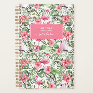 Agenda Palms Palms Flamingos Cockatiels Cor de Rosa 2021