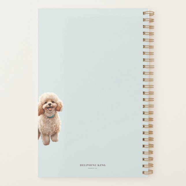 Agenda Pals Planner de Poodle (Verso)