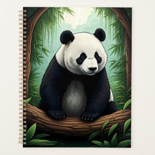 Agenda Panda em Vegetação Exuberante
