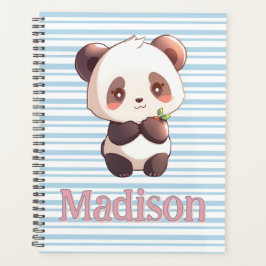 Agenda Panda Fofo Personalizado