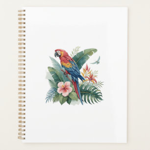 Agenda Papagaio Com Flores