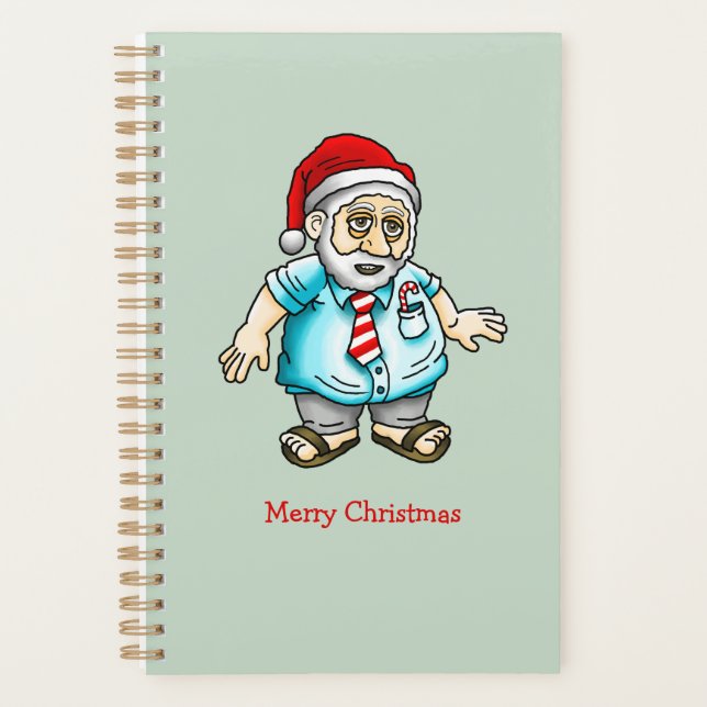 Agenda Papai Noel de Sandálias (Frente)