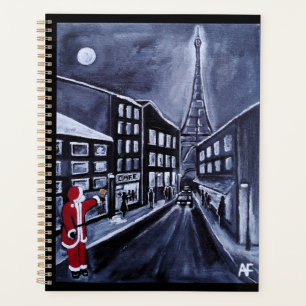 Agenda Papai Noel em Paris Pintura de Alfred Fox