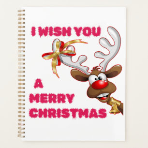 AGENDA PAPAIS NOEIS REINDEER DESEJA UM NATAL FELIZ