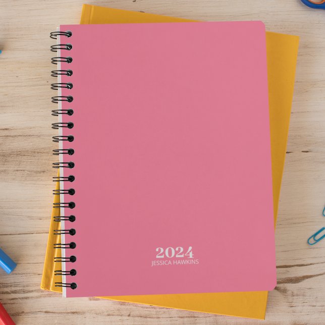 Agenda Papel de Carta Pessoal - Bubblegum Pink Semanal (Criador carregado)