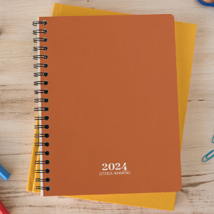 Agenda Papel de Carta Pessoal ・ Pumpkin Orange Weekly
