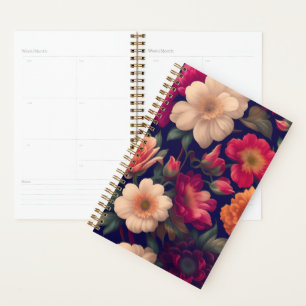 Agenda Papel de parede com padrão floral