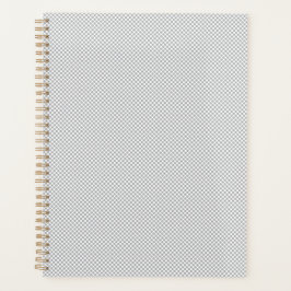 Agenda Papel de Presente Cinza com Padrão de Natal Modern
