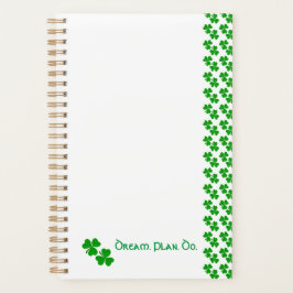 Agenda Papelaria Trevos de Shamrock