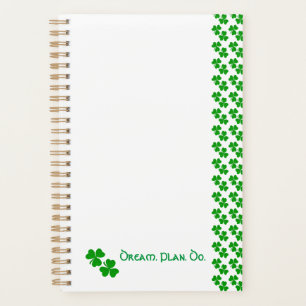 Agenda Papelaria Trevos de Shamrock