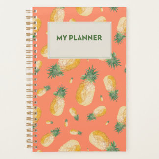 Agenda Papelaria Tropical De Víbias, Tema De Fruta