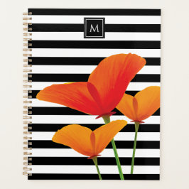Agenda Papoila Negra Chic Monograma