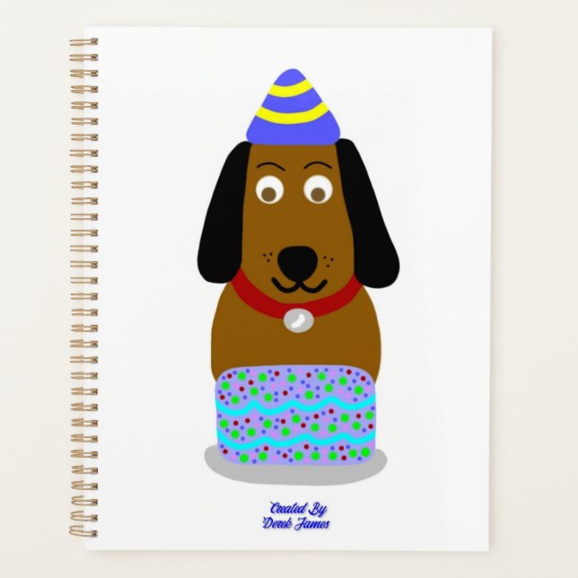 Agenda Parabéns Pup Standard Planner (Frente)
