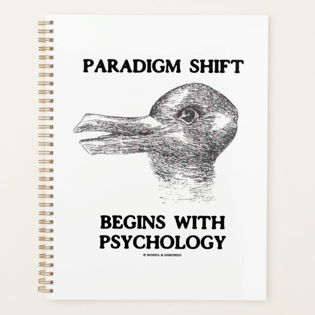 Agenda Paradigma Shift Começa Com Psicologia Duck Rabbit  (Frente)