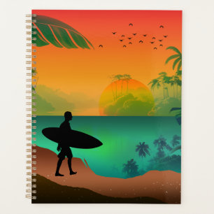 Agenda Paraíso no oceano de Verão