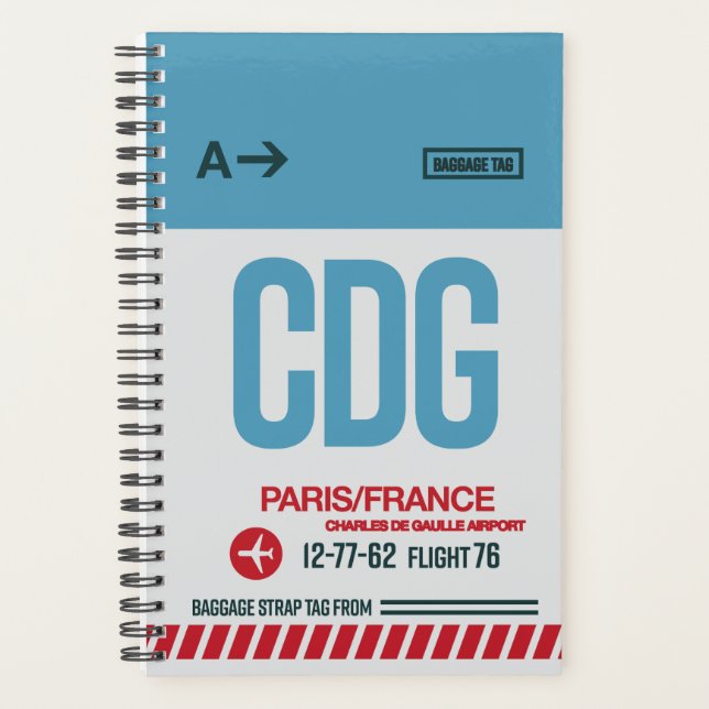 Agenda Paris - Travel Planner 2026 (Frente)