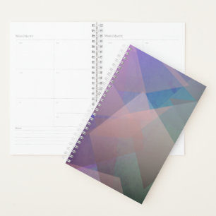 Agenda Partículas voadoras de abstrato Formas geométric