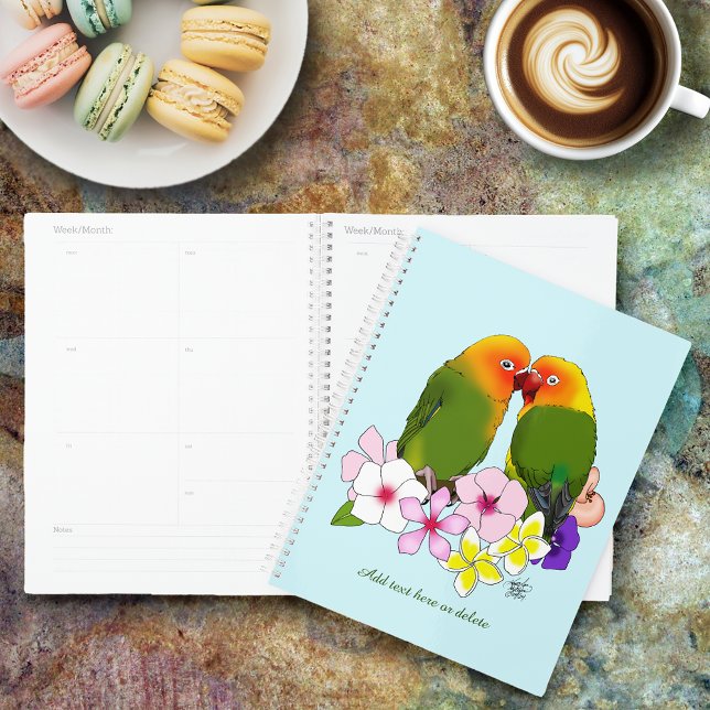 Agenda Pássaros do Amor Flores Tropicais (Criador carregado)