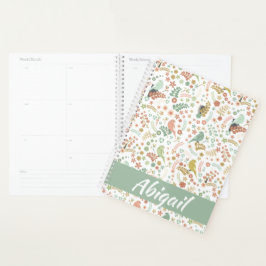 Agenda Pássaros e ramificações Shabby Personalizados