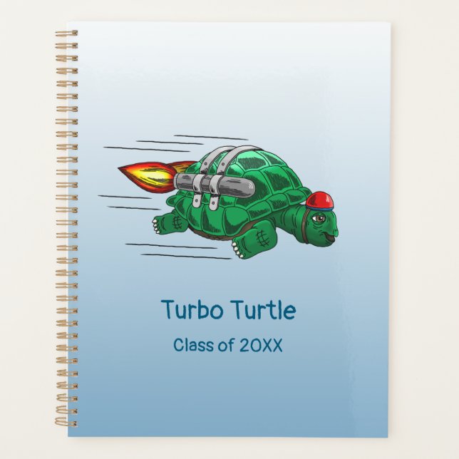 Agenda Passeio de Jetpack do Rocket Turtle de Volta à Esc (Frente)