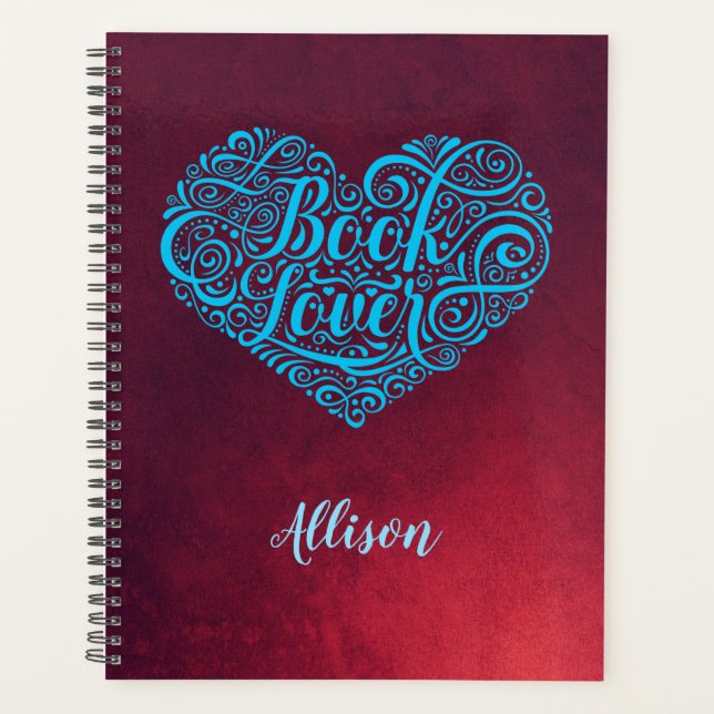 Agenda Pasta de Livro Personalizável (Frente)