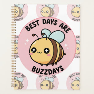 Agenda Pastel Bee Journal – Caderno de Notas com Estética