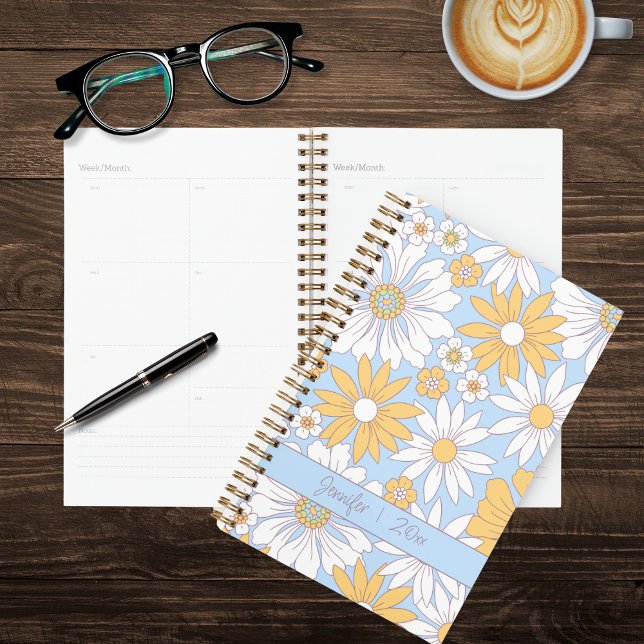 Agenda Pastel Bohemian Flowers (Criador carregado)