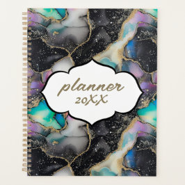 Agenda Pastel Dourado Marble Modern