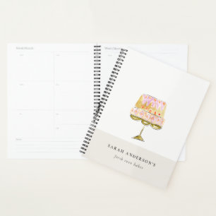 Agenda Pastel Mínimo - Pastel Colorida Cake Bakery