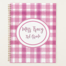 Pastel Pink Plaid Custom