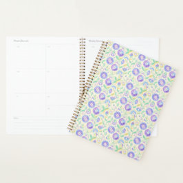 Agenda Pastel Retro Floral Botanical