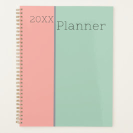 Agenda Pastel Soft Peach e Jungle Mist Verde