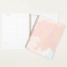 Pastel Springtime com detalhes de nome e ano