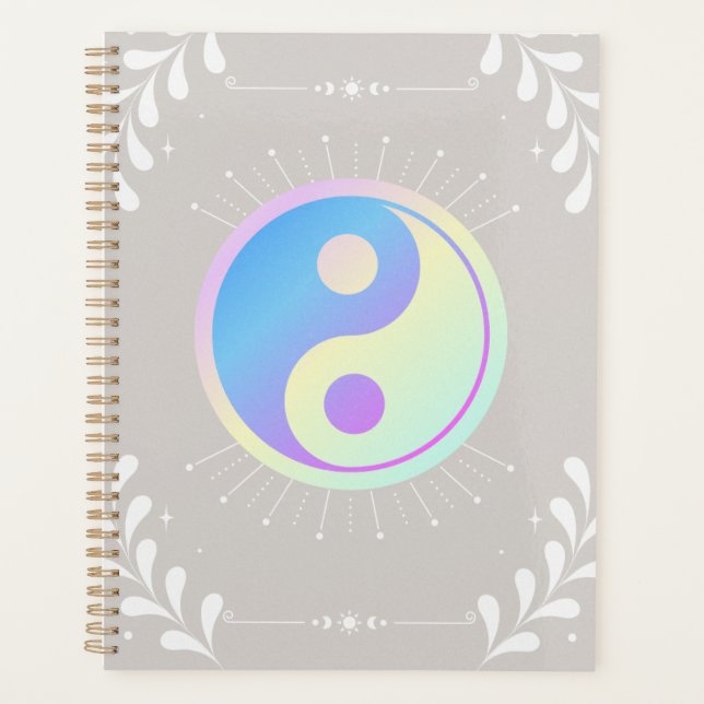 Agenda Pastel Yin-Yang Planner (Frente)