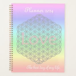 Agenda Pastell Mandala Love Silver planner