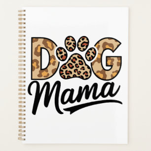 Agenda Pata de Estampa de Leopardo Amante de Cachorro