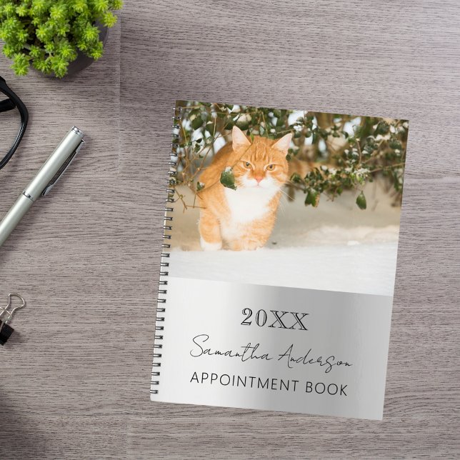 Agenda Pata de gato fotográfico personalizado 2026 (Criador carregado)