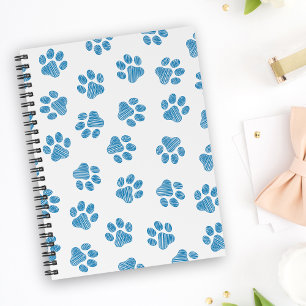 Agenda patas, patas de cães, patas azuis