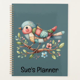Agenda Patchwork Songbird on Blooming Branch